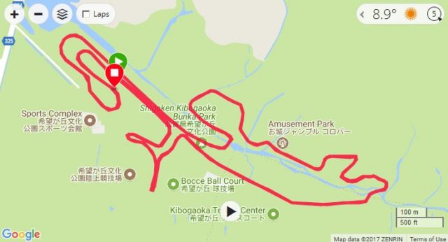 びわ湖クロスカントリー大会 8km